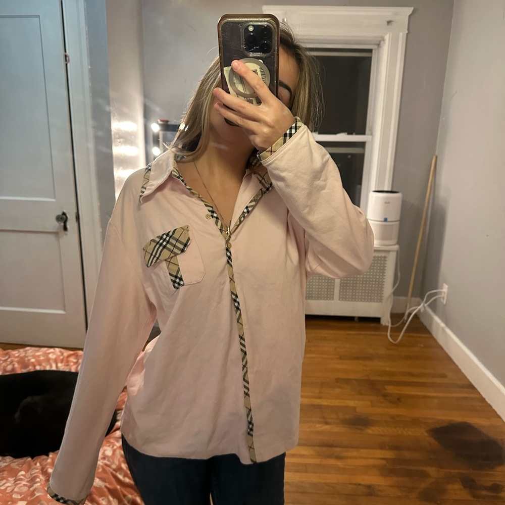 long sleeve Burberry top